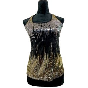 Julie’s closet Racer back sleeveless sequined top